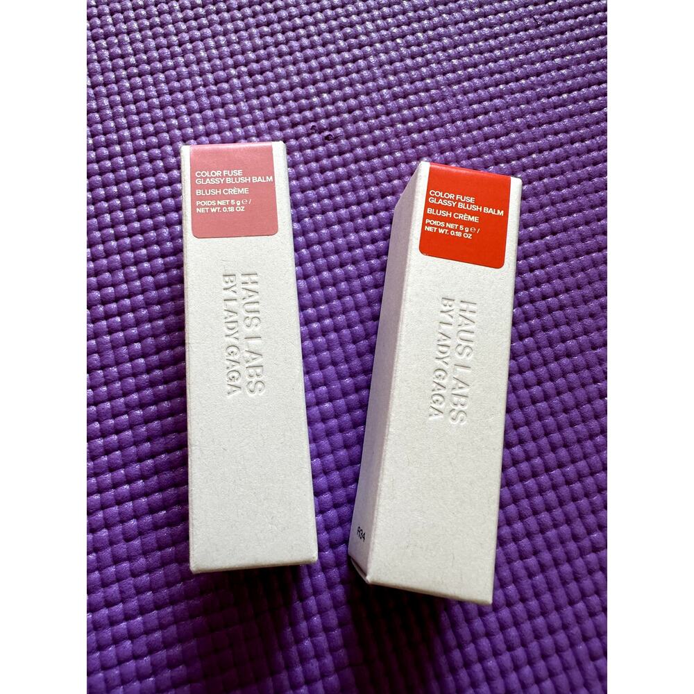 New 2 Haus Labs by Lady Gaga Color Fuse Glassy Blush Balm Glassy Tangelo Pomelo